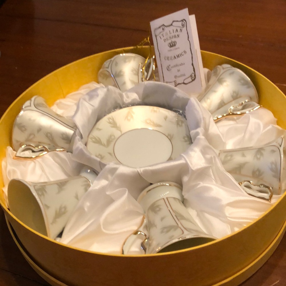 Espresso set Italian porcelain
